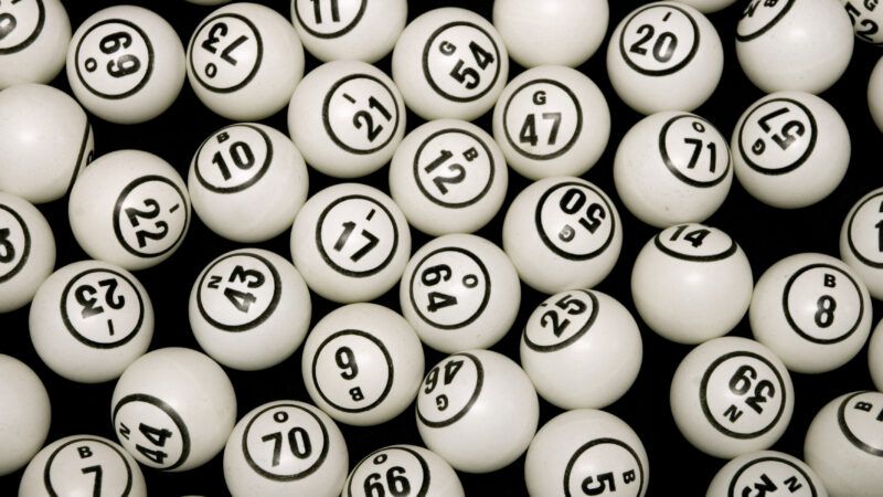 A collection of numbered bingo balls. | Marlene Degrood | Dreamstime.com