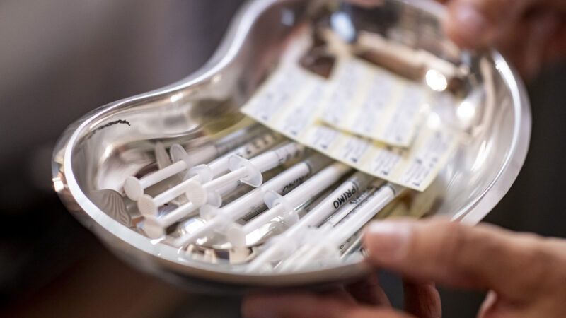 vaccine in a medical dish | Fabian Sommer/dpa/picture-alliance/Newscom