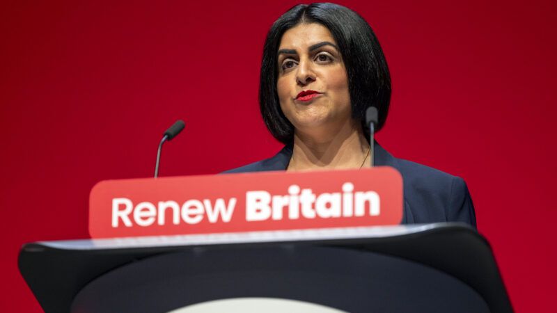 Home Secretary Shabana Mahmoud at the Labour Party Conference in Liverpool, England on Sep 29, 2025. | Abdullah Bailey / Avalon/Newscom