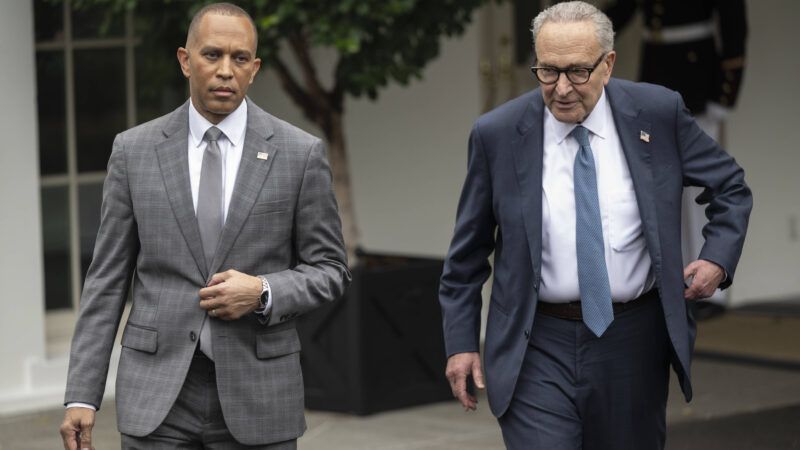 Chuck Schumer and Hakeem Jeffries | CNP/AdMedia/SIPA/Newscom