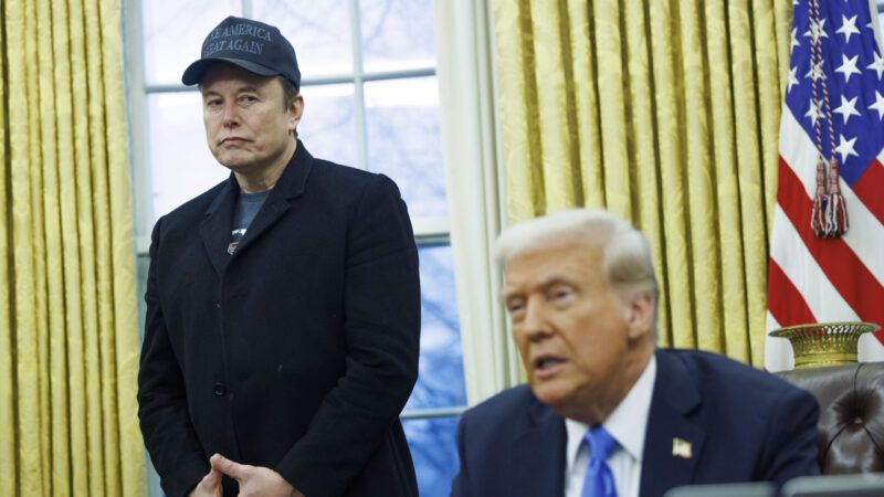 Elon Musk and Donald Trump in the Oval Office | Aaron Schwartz/UPI/Newscom