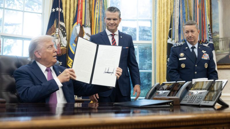Donald Trump in the Oval Office with Pete Hegseth Donald Trump in the Oval Office with Pete Hegseth | Francis Chung - Pool via CNP/ZUMAPRESS/Newscom