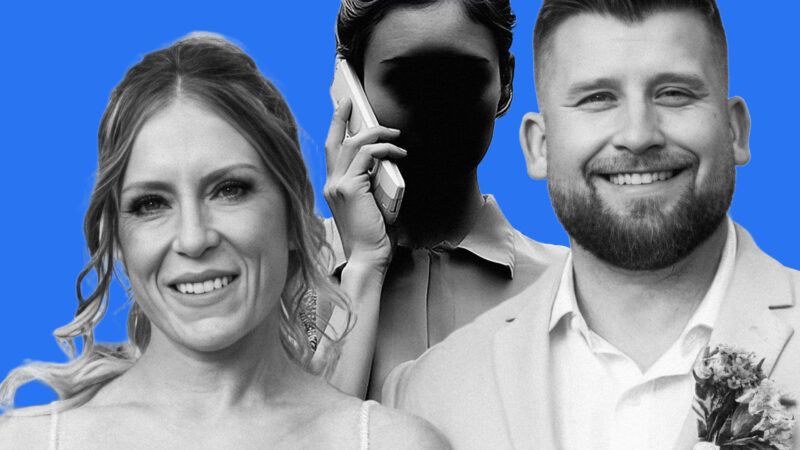 Hannah Bright and her husband | Illustration: Eddie Marshall | Midjourney