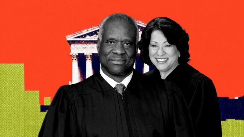 Clarence Thomas and Sonia Sotomayor | Illustration: Eddie Marshall | Midjourney