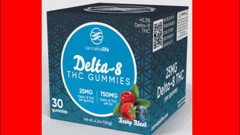 a box of delta-8 THC gummies | Cannabis Life