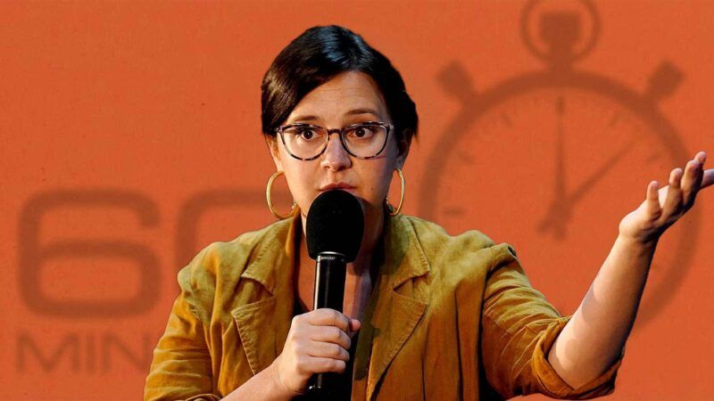 CBS News Editor in Chief Bari Weiss in front of an orange background with the 60 Minutes logo | Illustration: Eddie Marshall | Alberto E. Tamargo | Sipa USA | Newscom | Nano Banana