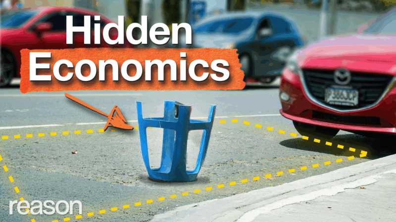 Parking in Guatemala has to be reserved by people on the street | Illustration: Adani Samat