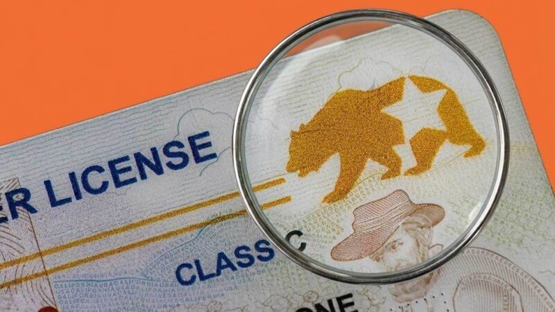 Close up of a California REAL ID | Illustration: Eddie Marshall | Rickk6rj | Dreamstime.com | Nano Banana