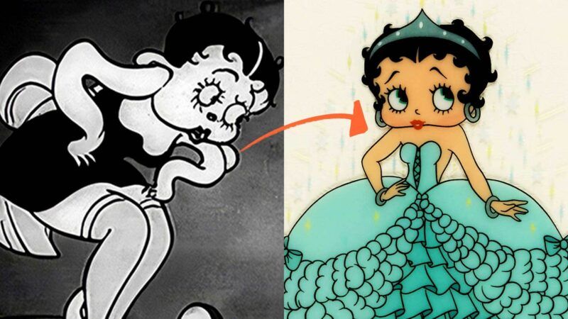 Two different versions of Betty Boop | Illustration: Eddie Marshall | Album | Fine Art Images | Newscom
