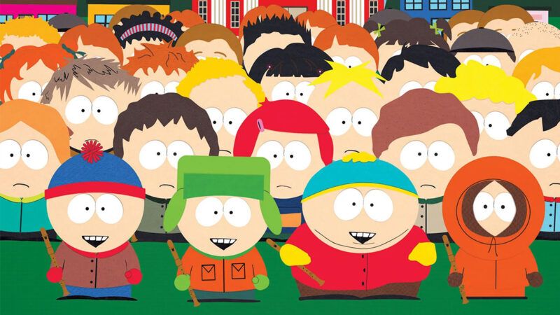 Characters from South Park standing in rows | Photo: <em>South Park</em>/Comedy Central