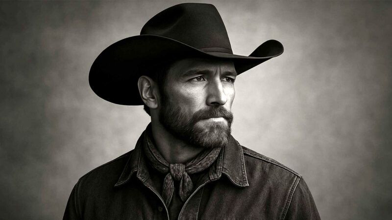 An AI-generated image the AI-generated country musician Breaking Rust | Breaking Rust