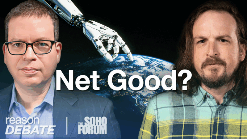 Technology authors Perry Metzger and Brian Merchant | Graphic by Adani Samat