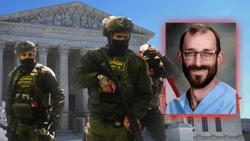 Alex Pretti, federal agents, and the Supreme Court | Photo: Douliery Olivier/ABACA/Dave Decker/ZUMAPRESS/Newscom