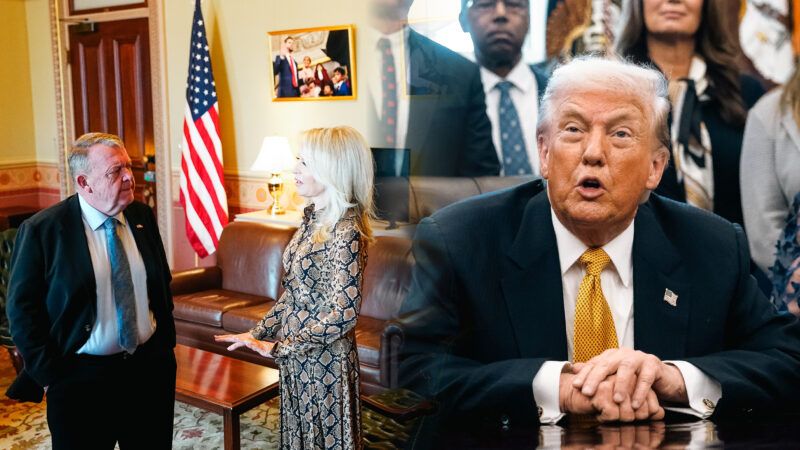 Leaders from Denmark and Greenland on the left, and President Donald Trump on the right. | Mads Claus |  Rasmussen | ZUMAPRESS | Francis Chung | Pool via CNP MEGA | Newscom