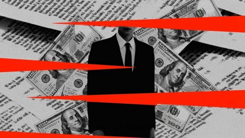 A man stands in front of cash and paperwork | Illustration: Eddie Marshall | Midjourney | Nano Banana