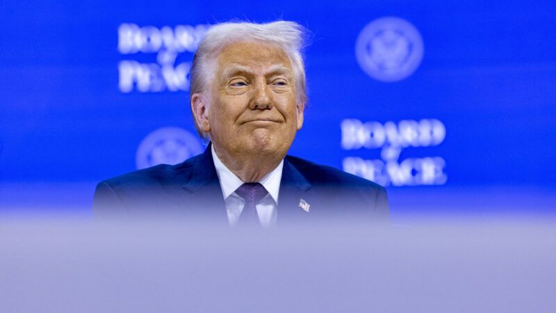 President Donald Trump at Davos | Benedikt von Loebell / Avalon/Newscom