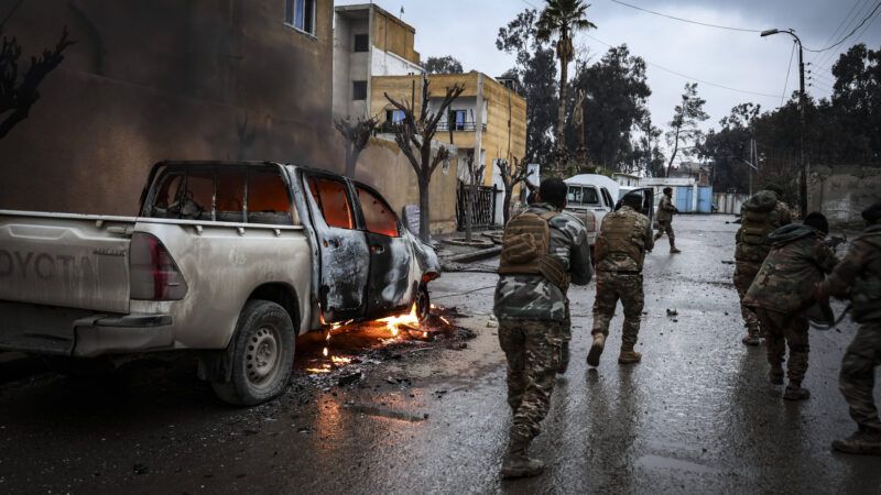 Syrian Army forces take control of Raqqa, Syria. January 19, 2026. | Qusay abd albari/SIPA/Newscom