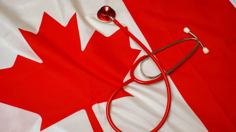 Canadian flag and a stethoscope | Matthew Benoit/Dreamstime