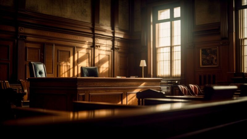 Interior of an empty courtroom | Yupiramos Group/Dreamstime
