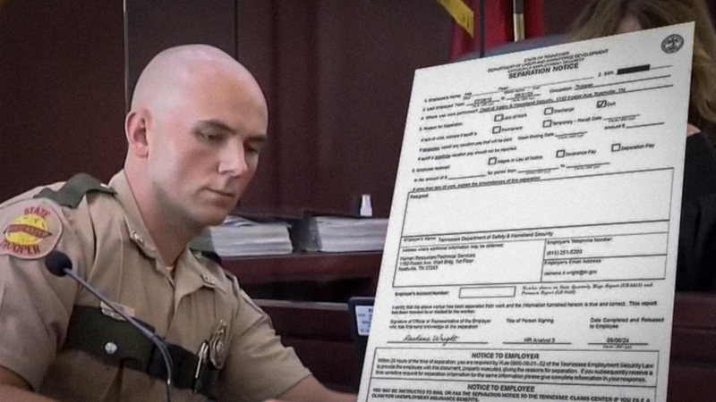 Asa Pearl, formerly of the Tennessee Highway Patrol, in a WSMV4 news report. | WSMV4