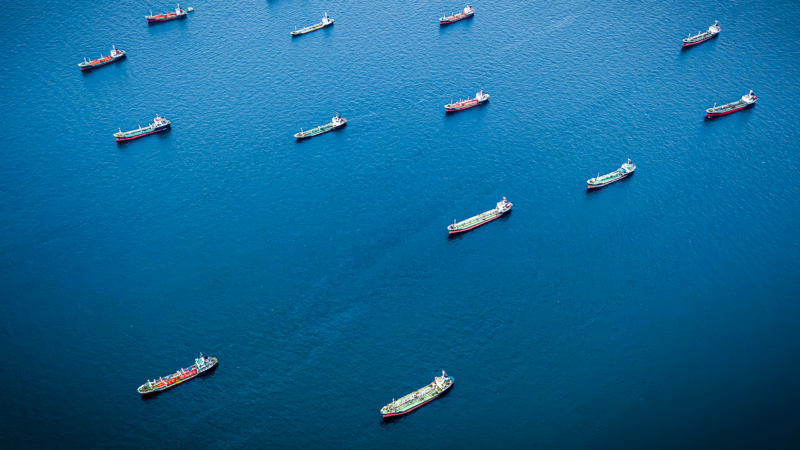 Rows of ships on the wter | Envato