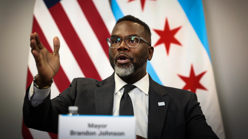 Chicago Mayor Brandon Johnson | Chris Sweda/TNS/Newscom