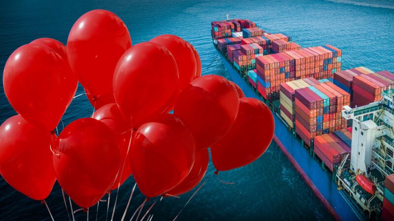 Helium balloons and a cargo ship | Illustration: Surasak Petchang/Stepan Popov/Dreamstime
