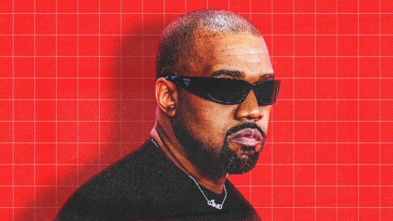 Kanye West against a red background | Javier Rojas/ZUMAPRESS/Newscom