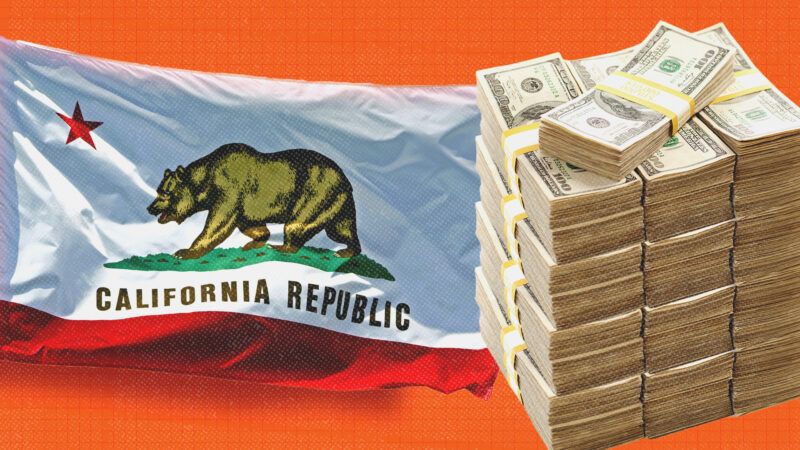 The California state flag next to a stack of cash | Credit: Wellesenterprises/Dreamstime/Envato