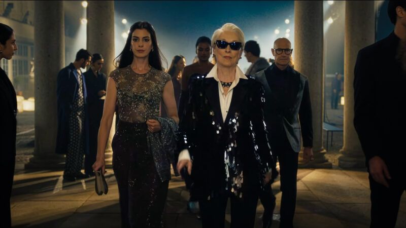 Anne Hathaway, Meryl Streep, and Stanley Tucci in "The Devil Wears Prada 2" | Photo: The Devil Wears Prada 2/20th Century Studios