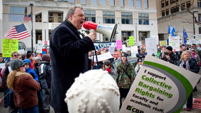 Act 10 protesters in Wisconsin | Tom Lynn/MCT/Newscom