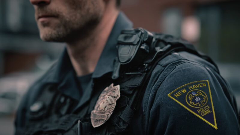 Close-up of a New Haven, Connecticut, Police officer's shoulder patch | Midjourney/New Haven Connecticut Police Department/Wikimedia Commons