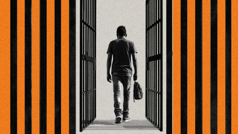 A man walking into a prison | Illustration: Midjourney