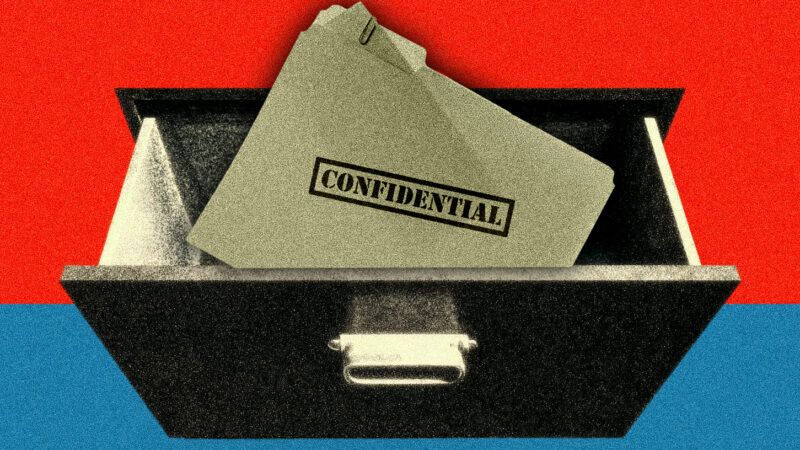 Filing cabinet with confidential file inside | Illustration: Midjourney/Zimmytws /Dreamstime