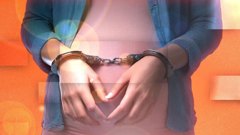 Pregnant woman in handcuffs | Adani Samat/Midjourney