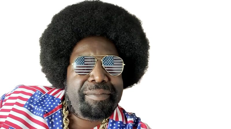 Afroman wearing American flag sunglasses | Photo: Reason