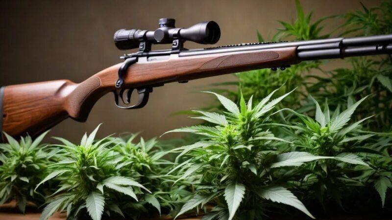 Guns and marijuana 2 | AI-generated image.