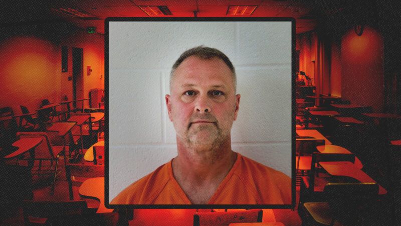 Matthew Warden's mug shot | Illustration: Washington County Sheriff's Office/Noah Strycker/Dreamstime