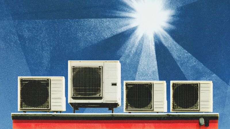 Air conditioner units in the sun | Illustration: Midjourney