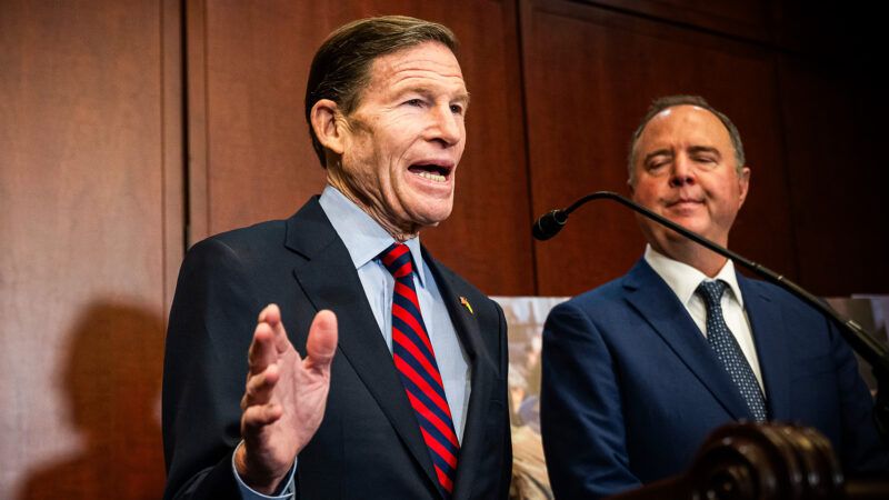 Sen. Richard Blumenthal | Craid Hudson/Sipa USA/Newscom/Midjourney