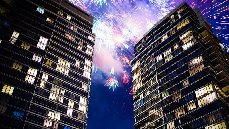 Fireworks and apartments | Adani Samat/Envato