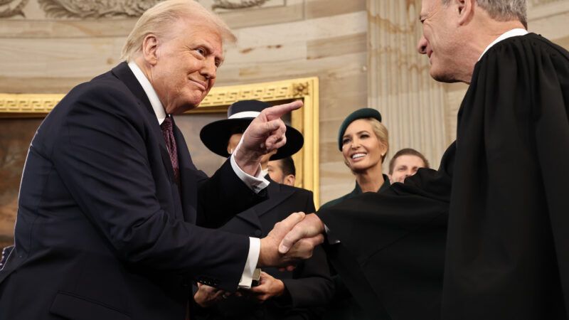President Donald Trump and Chief Justice John Roberts | CNP/ZUMAPRESS/Newscom