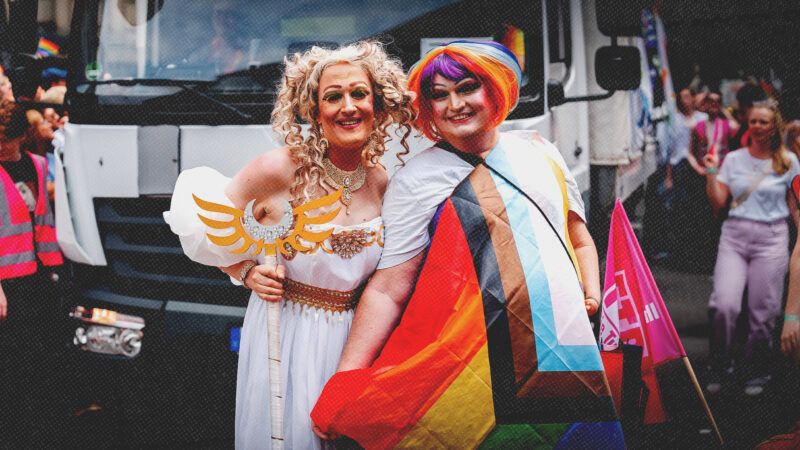A photo of two people in drag attire | Photo: IMAGO/Gabor Baumgarten/Newscom