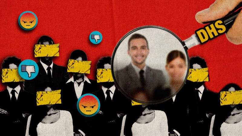 DHS Doxxing 1 | Photo: Piksel/Martinmark/MinervaStudio/Edhardream/Dreamstime. Illustration: Fatima Ruiz