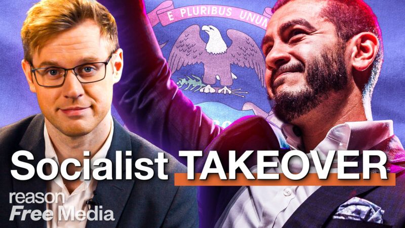 Robby Soave talks about Abdul El-Sayed | Illustration: Adani Samat