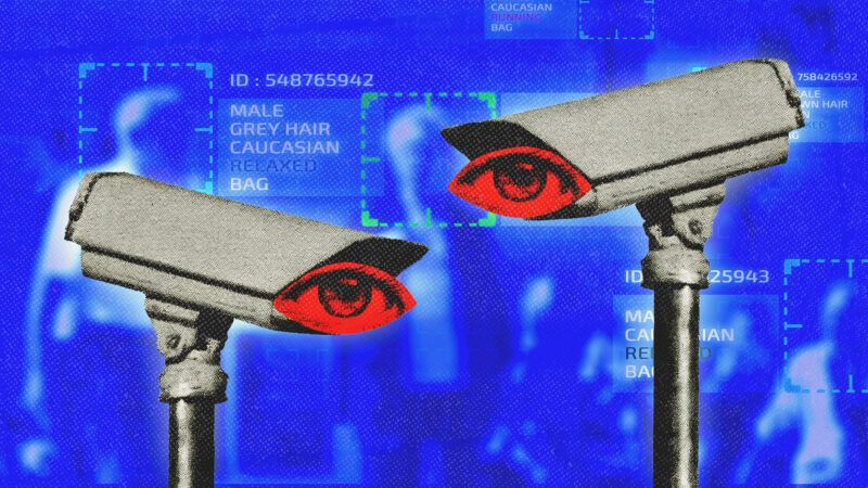 Surveillance cameras | Illustration: Pixinoo/Dreamstime/Midjourney Photo: Samuel Corum/Sipa USA/Newscom