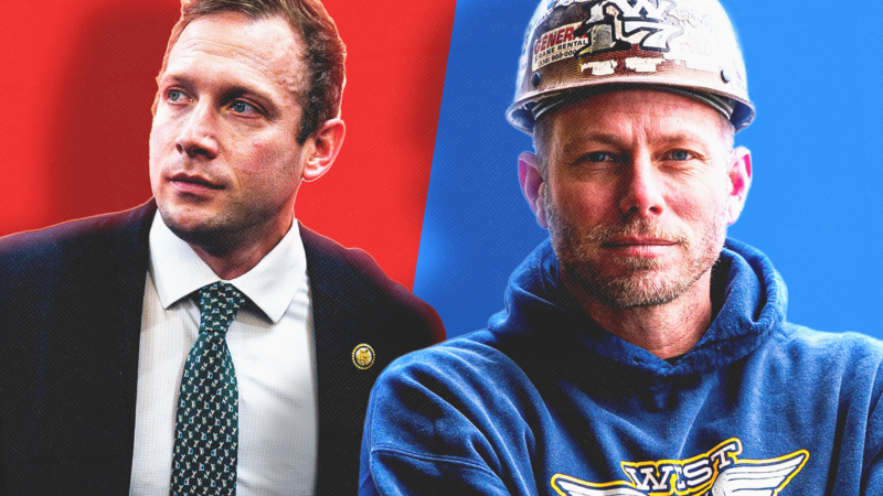 Max Miller on left and Brian Poindexter on the right | Tom Williams/CQ Roll Call/Newscom/poindexterforcongress