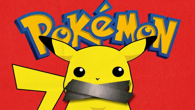 An illustration of Pikachu with tape over his mouth | Illustration: Giovanni Angello/Aksitaykut/Dreamstime/Midjourney.