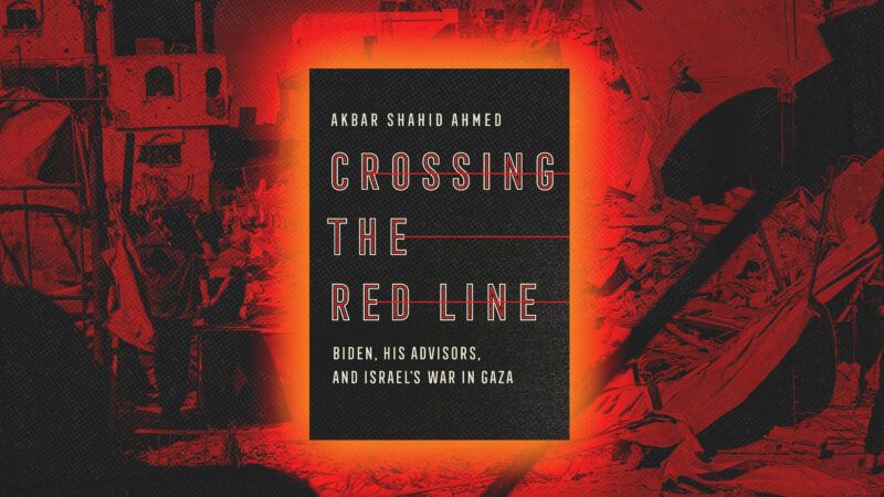 "Crossing the Red Line" book cover | Illustration: Crossing the Red Line/Akbar Shahid Ahmed/W. W. Norton & Company/JNA PRESS/JNA Press / Mohammed M Skaik/Sipa USA/Newscom