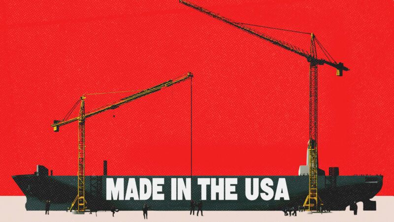 A ship that says "Made in the USA" | Illustration: Midjourney
